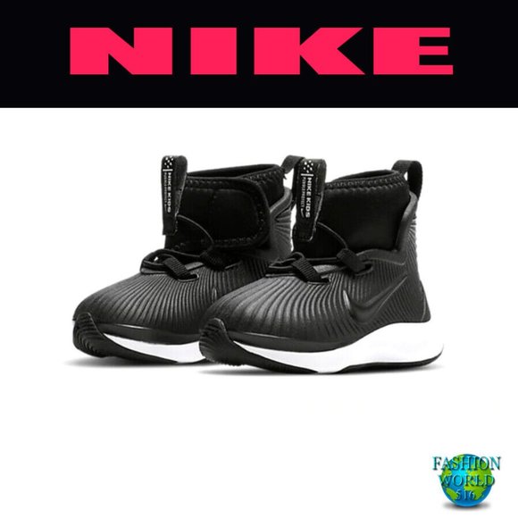Nike Binzie Toddler Rain Boots Sizes 5C & 7C BQ5382-002 Black New in Box - Picture 1 of 7